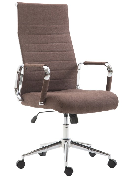 Kontorstol Columbus stof, brun
