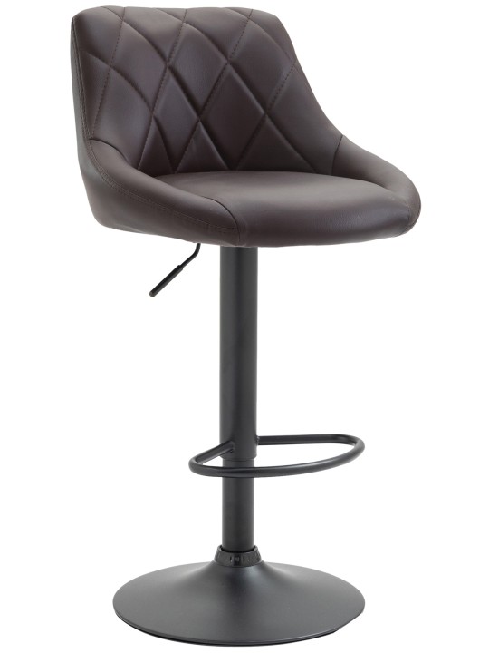 Barstol Lazio imiteret læder, brun