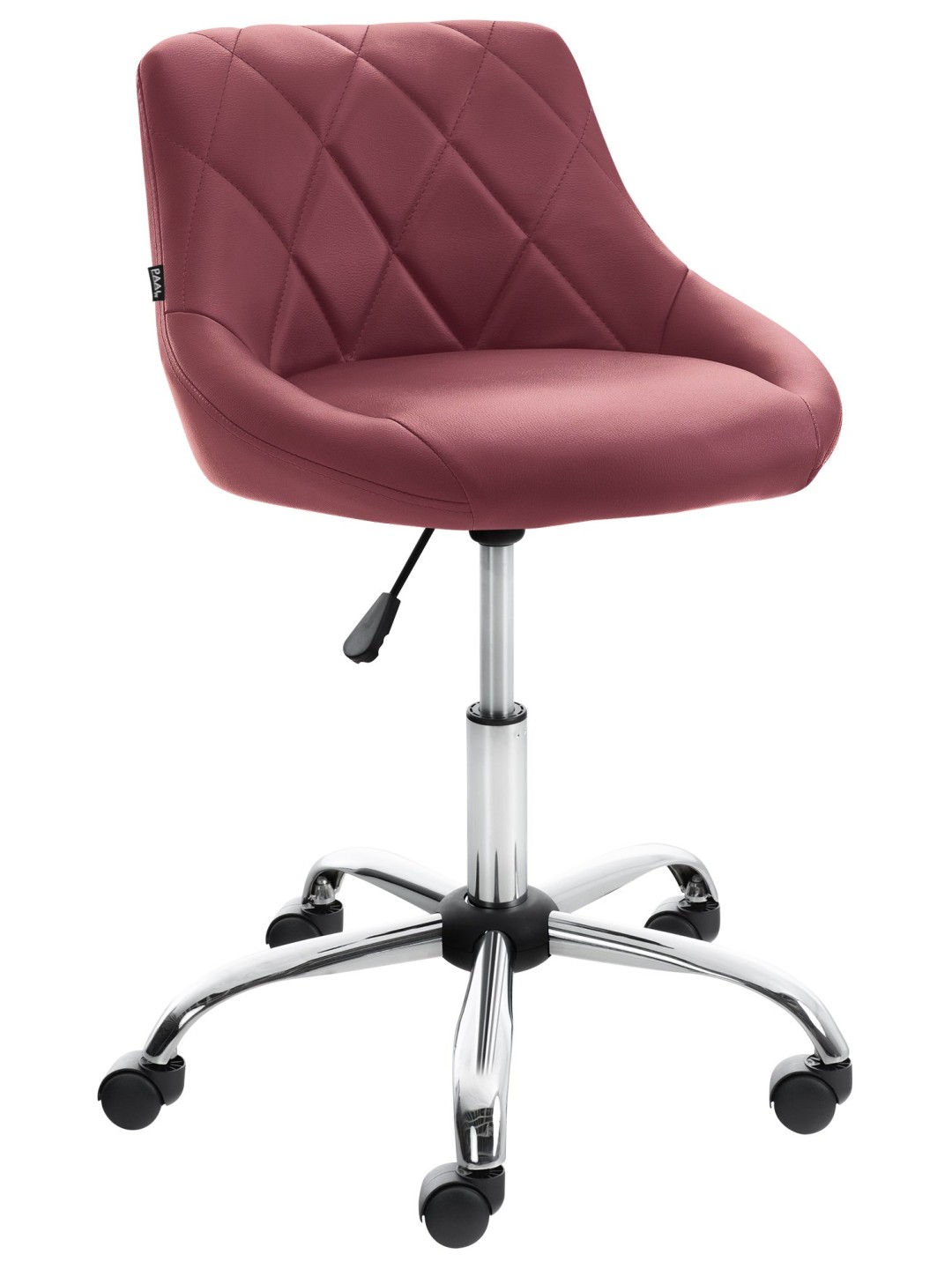 Arbejdsskammel Lazio imiteret læder, bordeaux