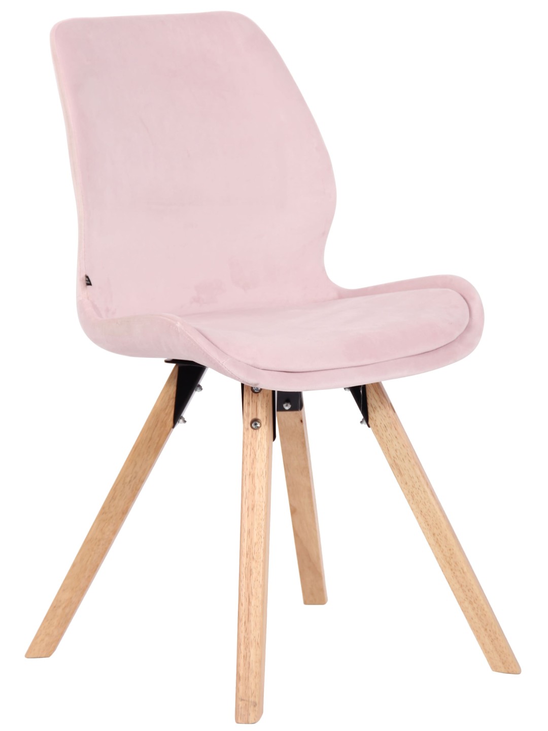 Stol Luna Velvet, pink