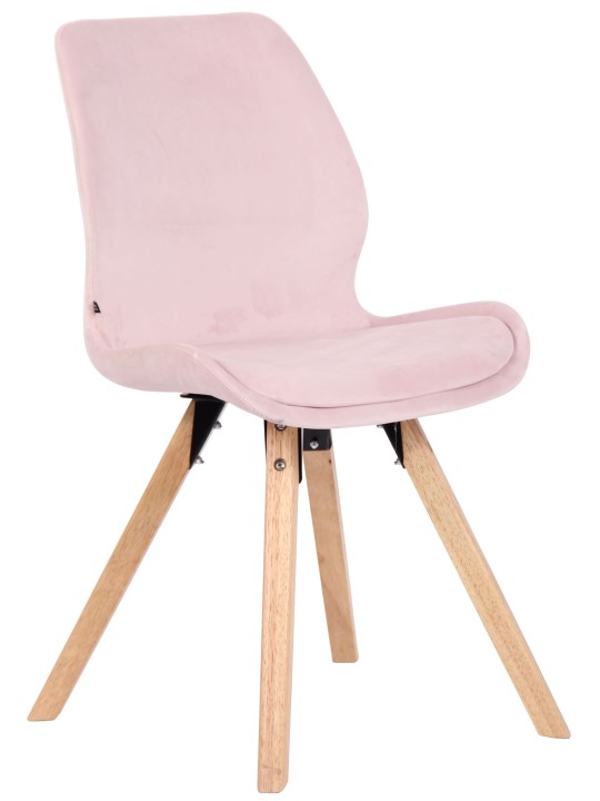 Stol Luna Velvet, pink