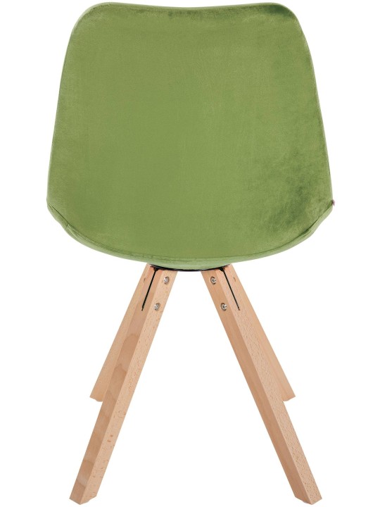 Stol Sofia Velvet Square, lysegrøn