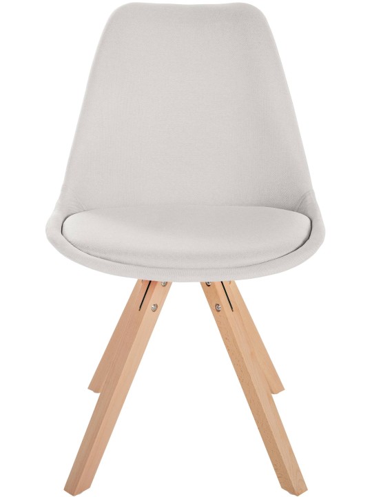 Stol Sofia Stof Firkant, creme Stol Sofia Stof Firkant, creme