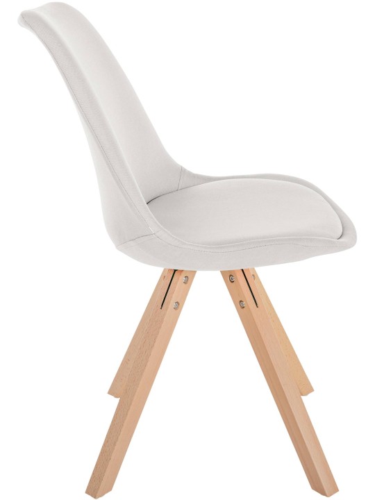 Stol Sofia Stof Firkant, creme Stol Sofia Stof Firkant, creme