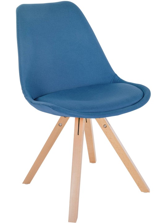 Stol Sofia Stof Firkant, blå