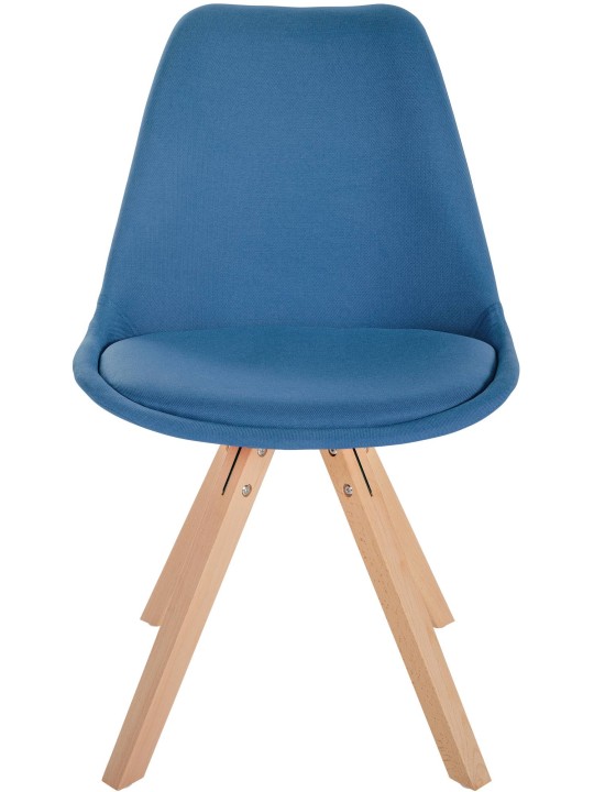 Stol Sofia Stof Firkant, blå