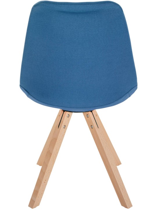 Stol Sofia Stof Firkant, blå