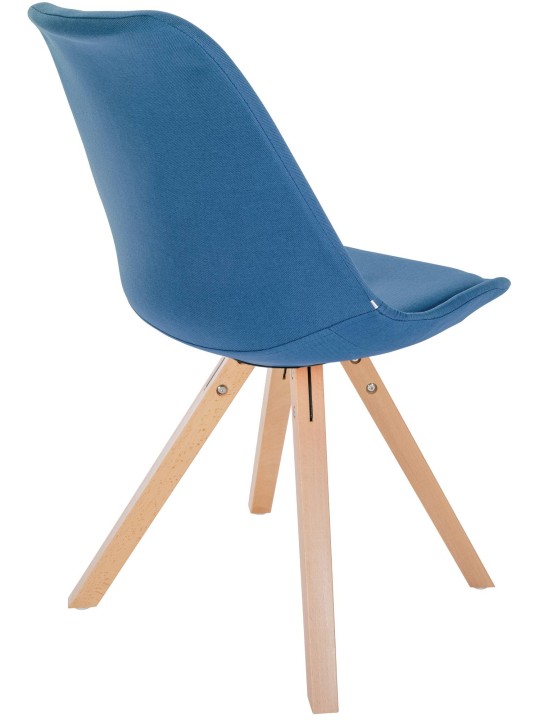 Stol Sofia Stof Firkant, blå