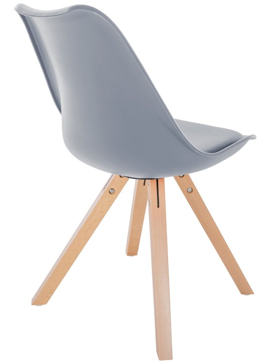 Stol Sofia Plastic Square, grå