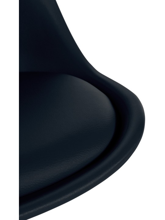 Stol Sofia Plastic Square, sort Stol Sofia Plastic Square, sort