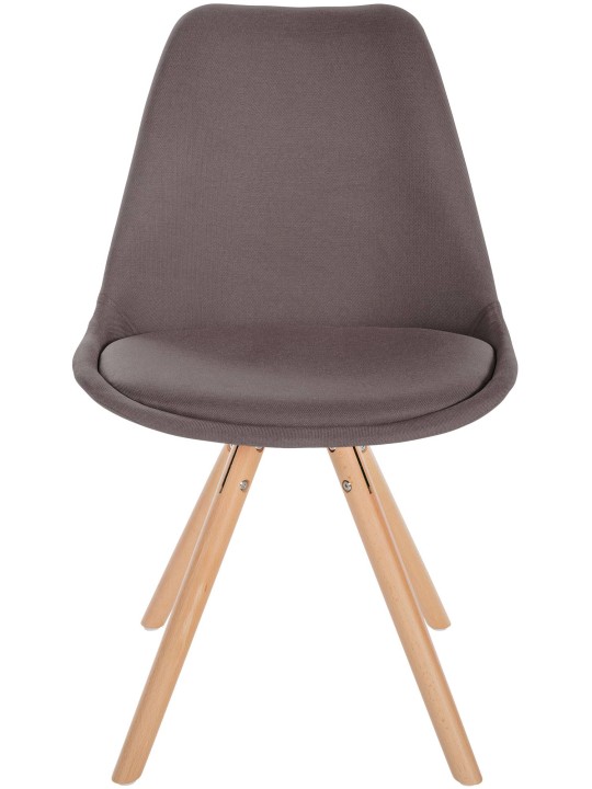 Stol Sofia Stof Rund, taupe