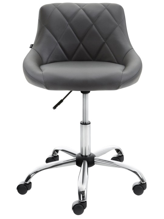 Arbejdsskammel Lazio imiteret læder, grå Arbejdsskammel Lazio imiteret læder, grå