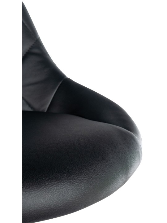 Arbejdsskammel Lazio imiteret læder, sort