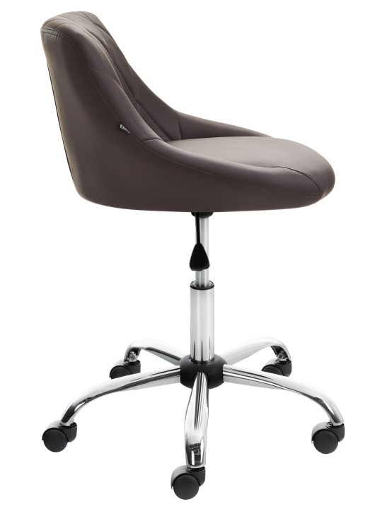 Arbejdsskammel Lazio imiteret læder, brun