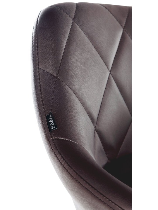 Arbejdsskammel Lazio imiteret læder, brun