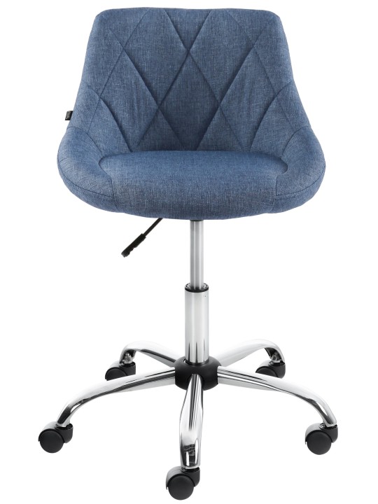 Arbejdsskammel Lazio stof, blå