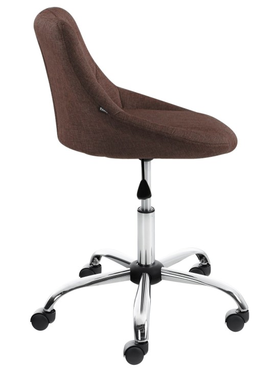 Arbejdsskammel Lazio stof, brun