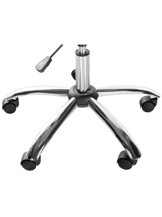 Arbejdsskammel Lazio stof, grå