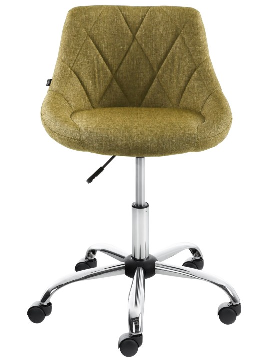 Arbejdsskammel Lazio stof, grøn