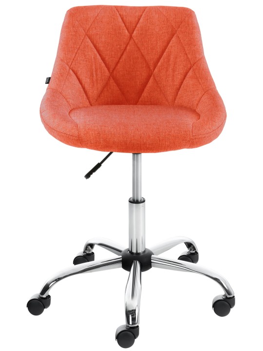 Arbejdsskammel Lazio stof, orange