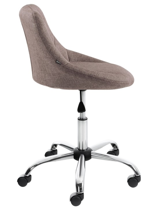 Arbejdsskammel Lazio stof, taupe