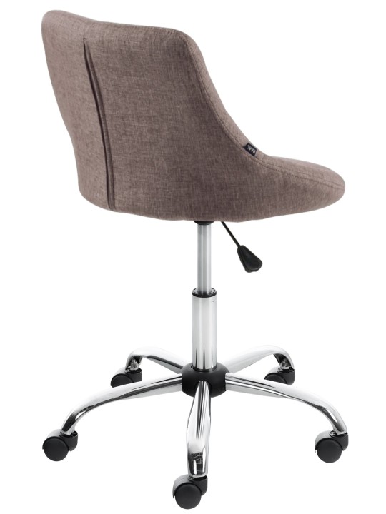 Arbejdsskammel Lazio stof, taupe