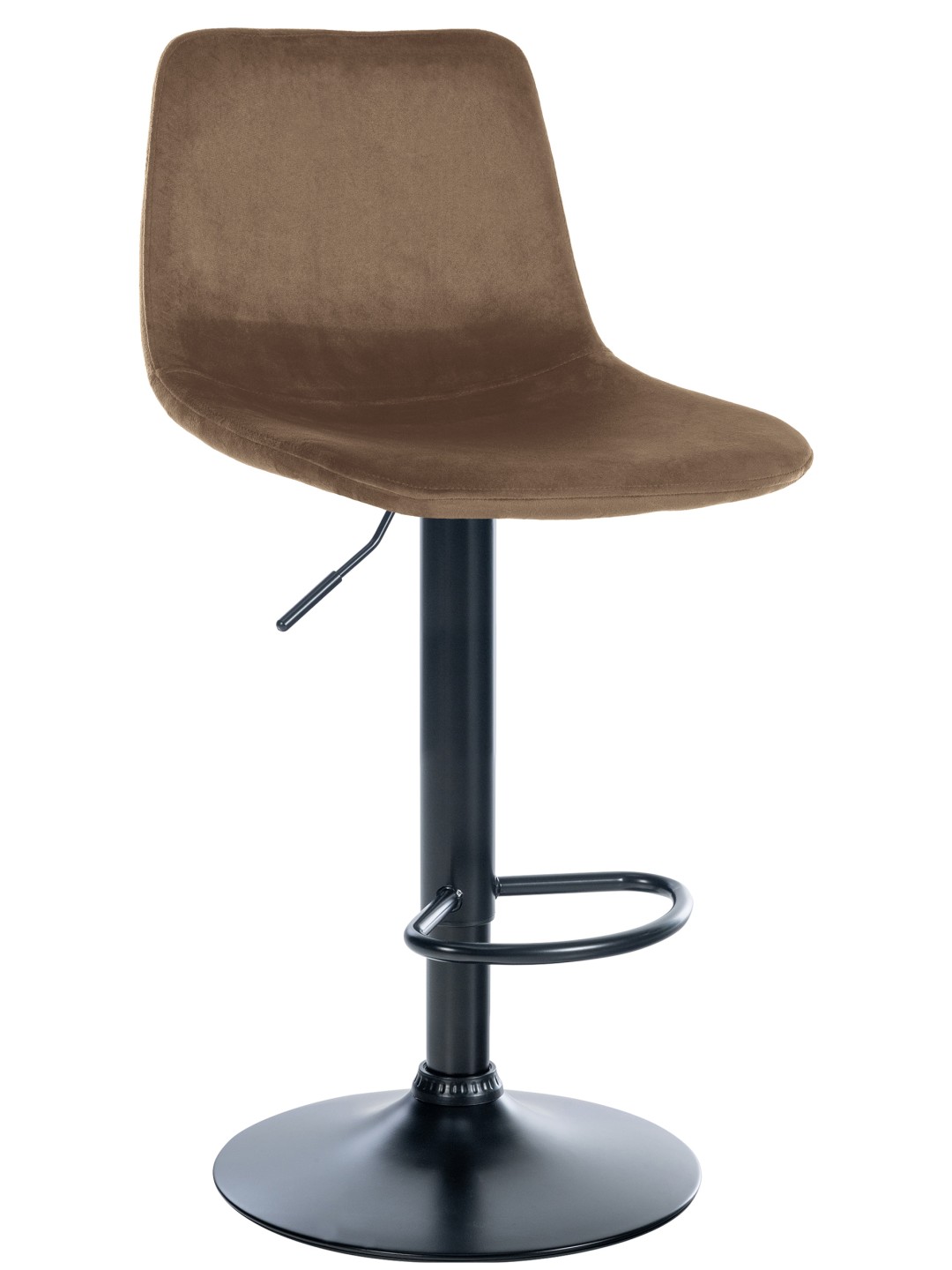 Barstol Divo fløjl, brun