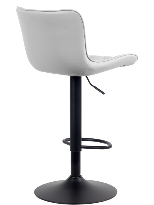 Barstol Emma imiteret læder, hvid