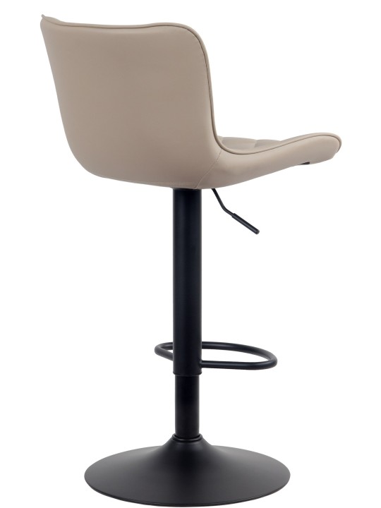 Barstol Emma imiteret læder, creme