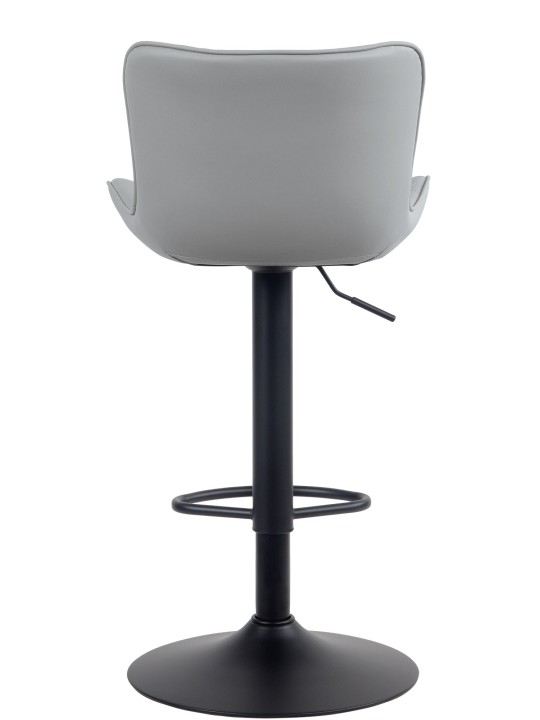 Barstol Emma imiteret læder, grå