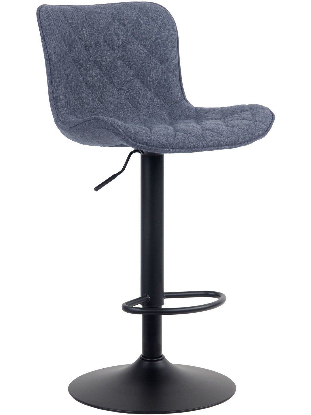 Barstol Emma stof, blå