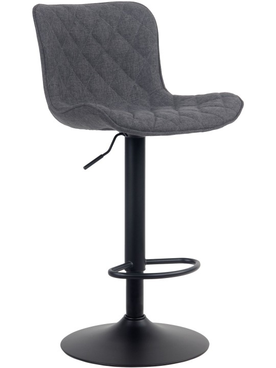 Barstol Emma stof, sort