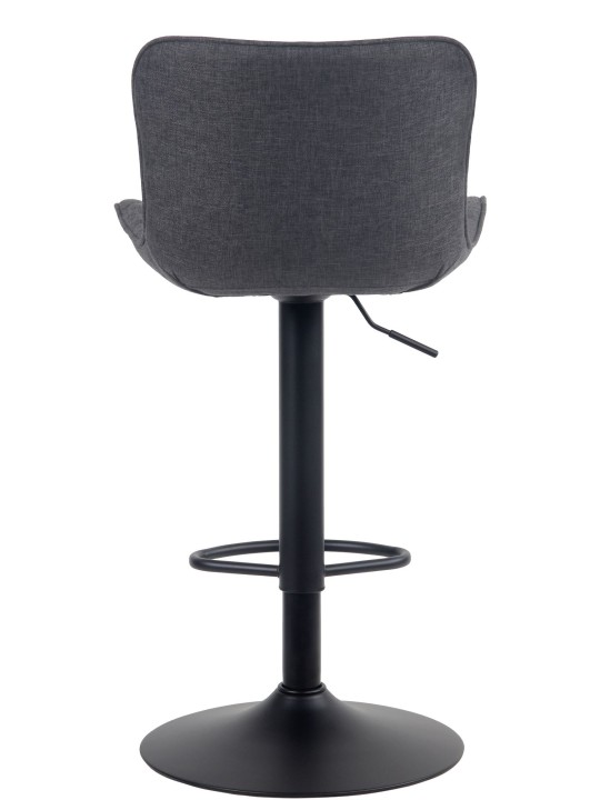Barstol Emma stof, sort