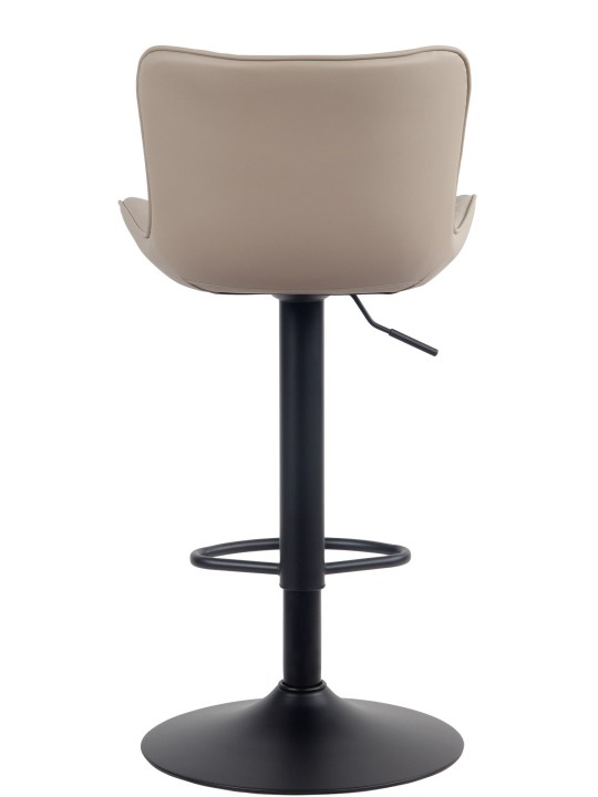 Sæt med 2 barstole Emma imiteret læder, creme