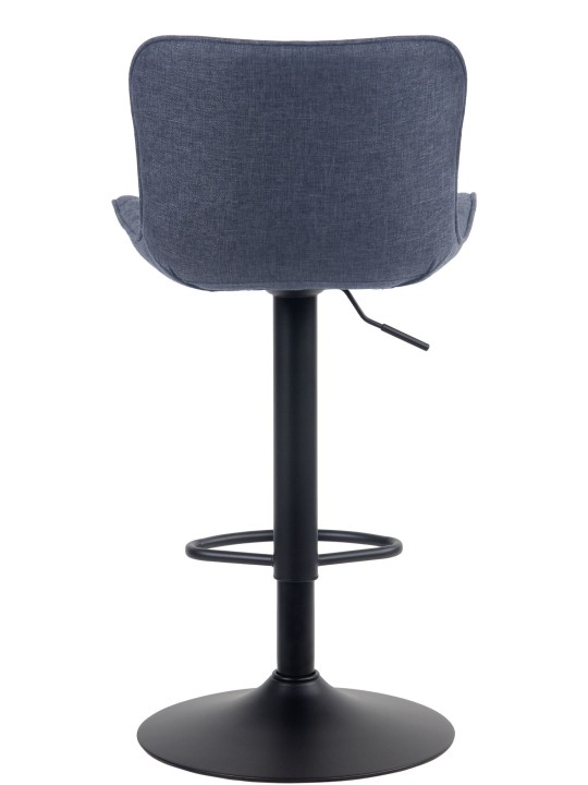 Sæt med 2 barstole Emma stof, blå