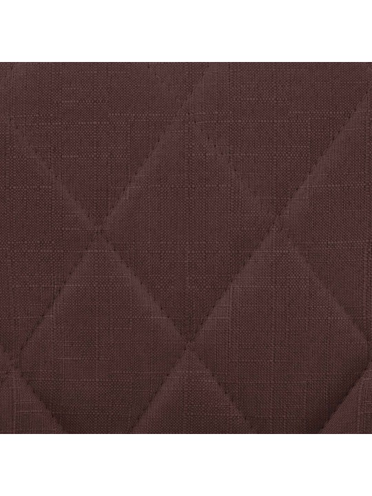 Barstol Lazio stof krom, brun