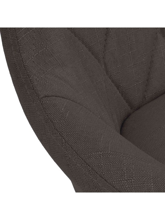 Barstol Lazio stof krom, mørkegrå