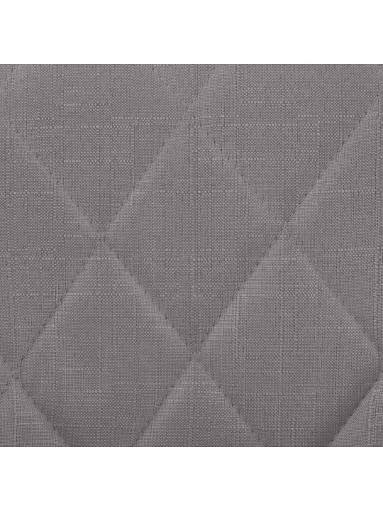 Barstol Lazio stof krom, grå