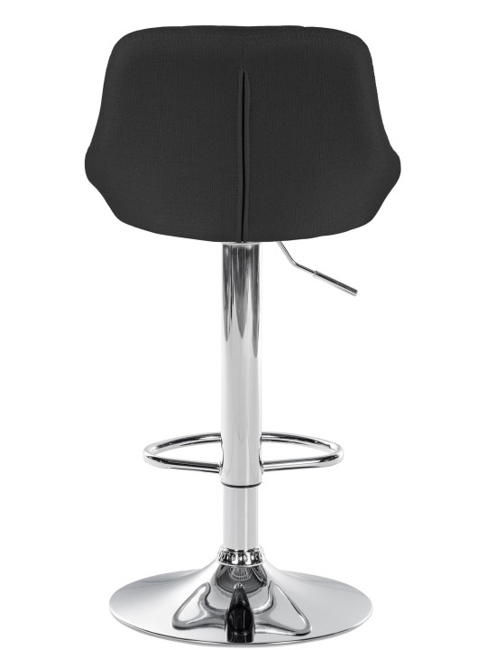 Barstol Lazio stof krom, sort Barstol Lazio stof krom, sort