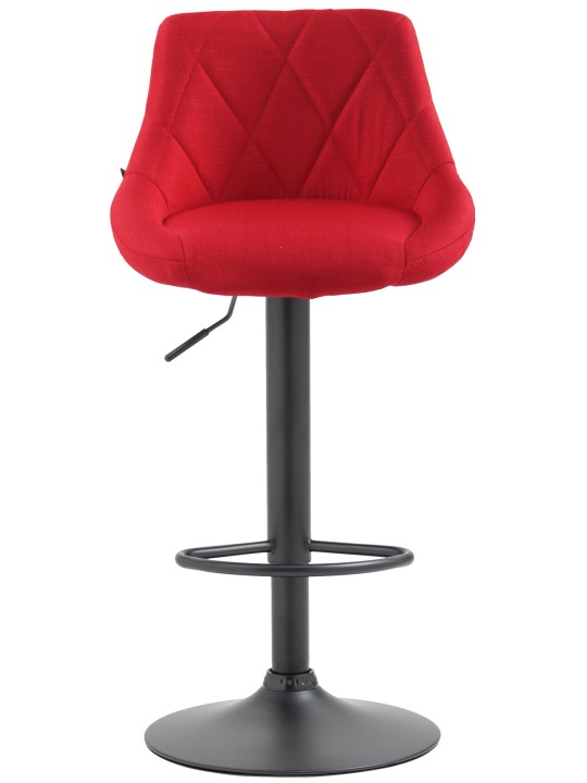 Barstol Lazio stof, rød