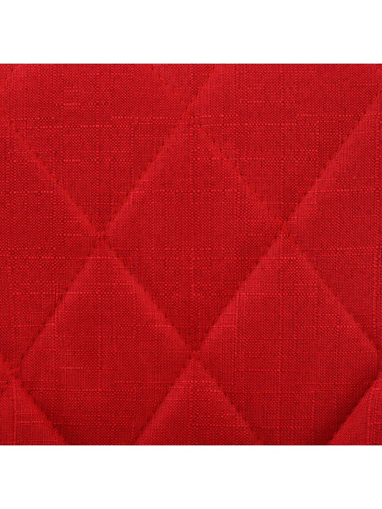 Barstol Lazio stof, rød