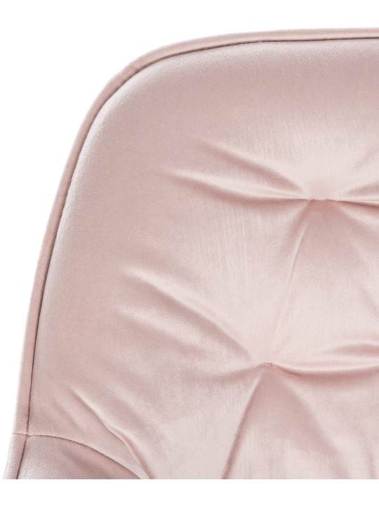 Sæt med 2 barstole Gibson velvet, pink