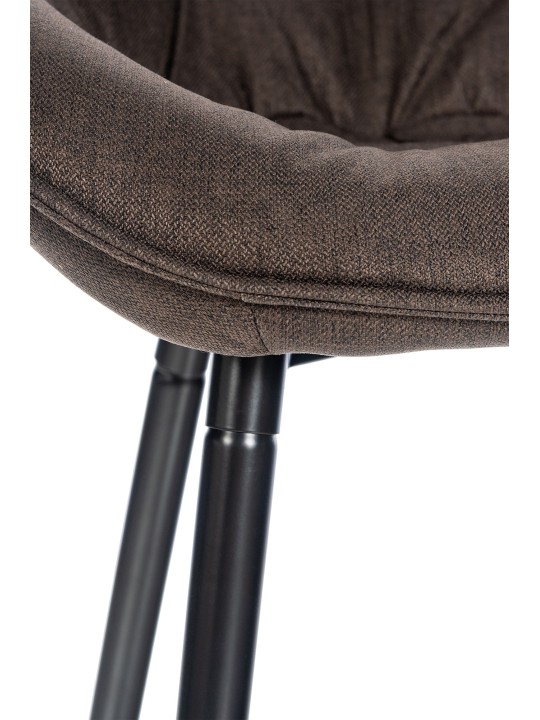 Barstol Gibson stof, brun