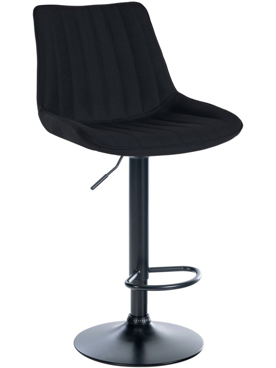 Barstol Toni stof, sort