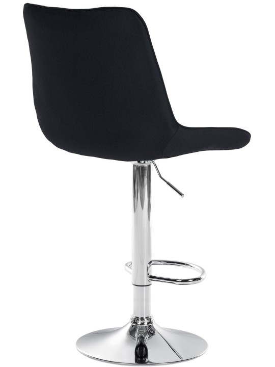 Barstol Toni stof krom, sort