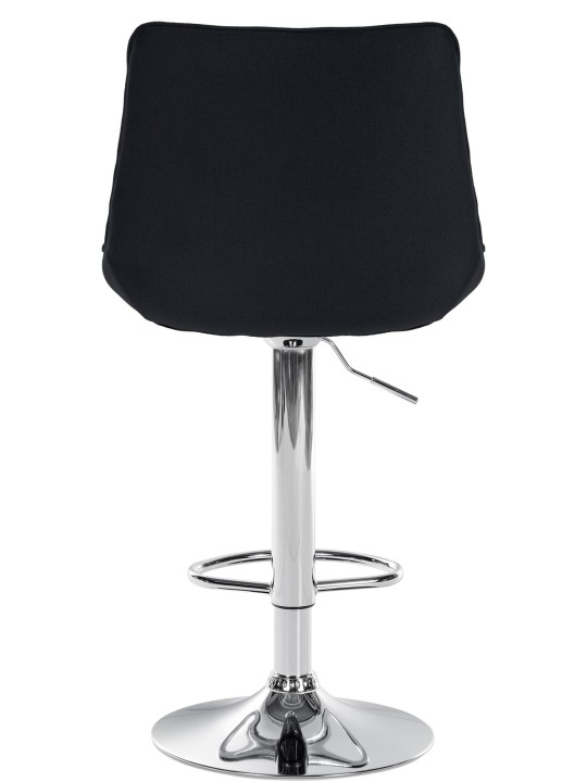 Barstol Toni stof krom, sort