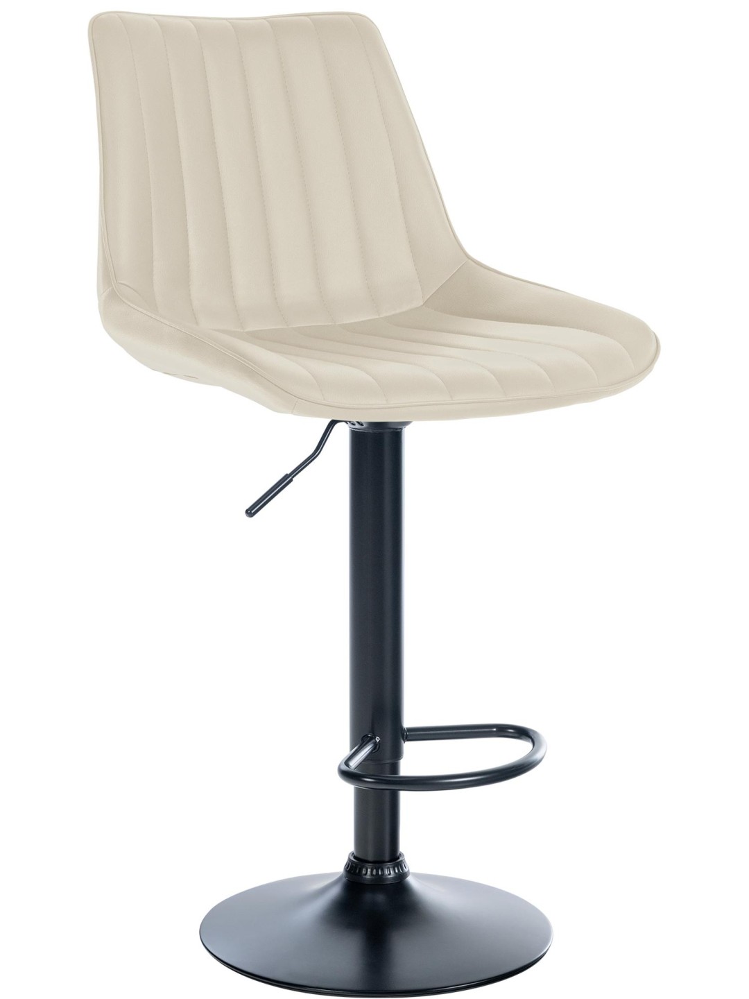 Barstol Toni imiteret læder, creme