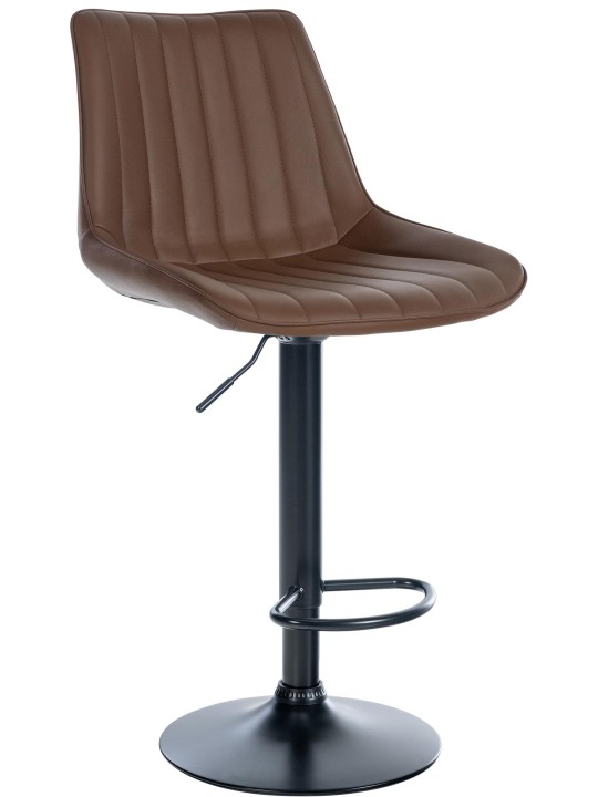 Barstol Toni imiteret læder, brun