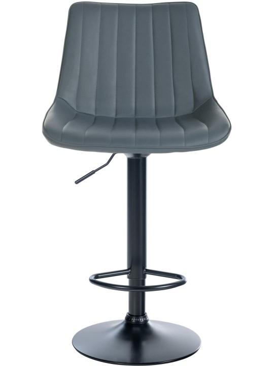 Barstol Toni imiteret læder, grå