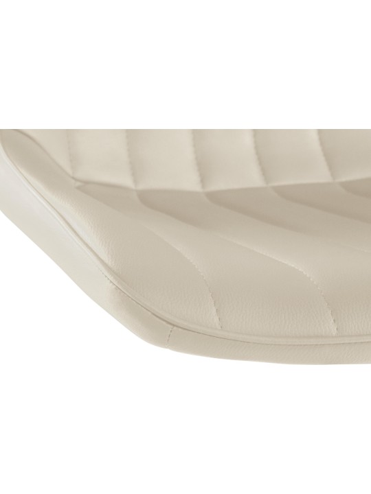 Barstol Toni imiteret læder krom, creme